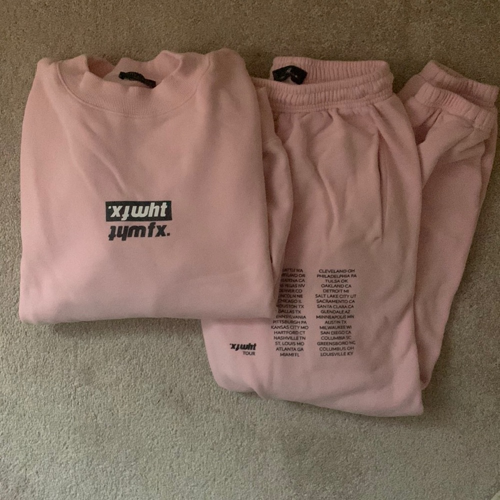 White fox sweat set